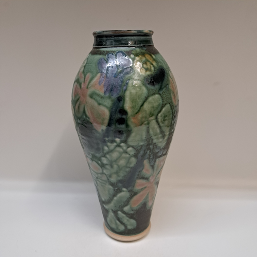 Click to view detail for #250757 Flower Vase, Green $28